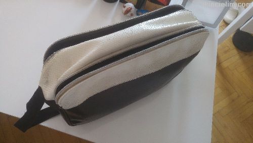Adidas - Mailman bag - siyah/beyaz postac antas