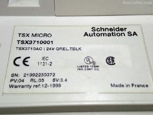 Schneider Plc Tsx3710001