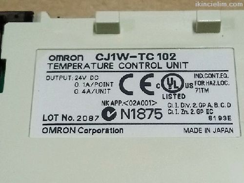 Cj1W-Tc102 Temperature Control