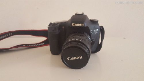 Canon 7D 18-55mm Lens ve Yedek Batarya Shutter 16k