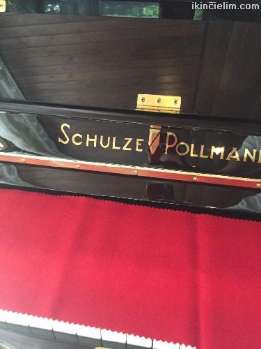 Siyah Schulze Pollmann Akustik talyan Piyano