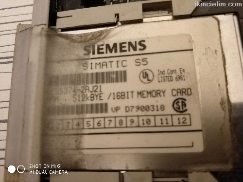 6Es5374-2Aj21 512kb Memory Card