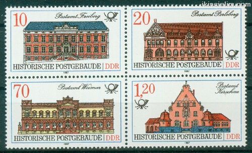 Almanya (Dou) 1987 Damgasz Tarihi Posta Ofisleri