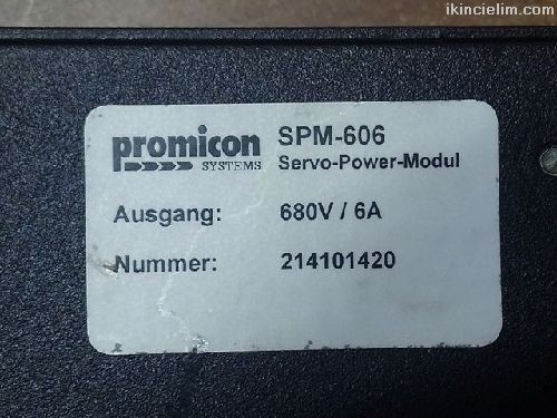 Promicon Systems Spm-606 Servo Drive