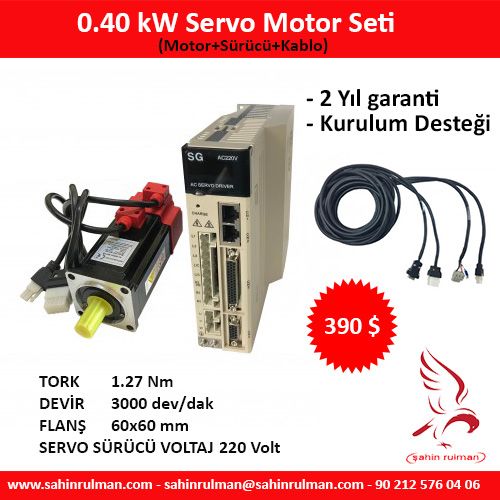 Servo Motor 0.40 kw - Sg-As15Af