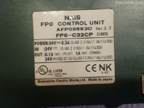 Panasonic Nais Fp0-C32T Plc