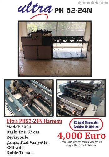Ultra Ph52-24N Harman Makinesi (20 Adet Numaratr)