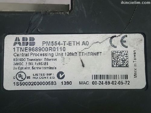 Abb Pm554-T-Eth A0 Free Fedex/Dhl Shp