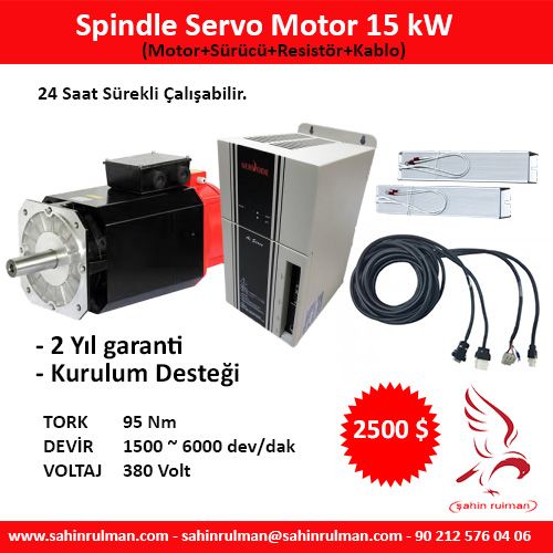 Spindle Servo Motor 15 kw