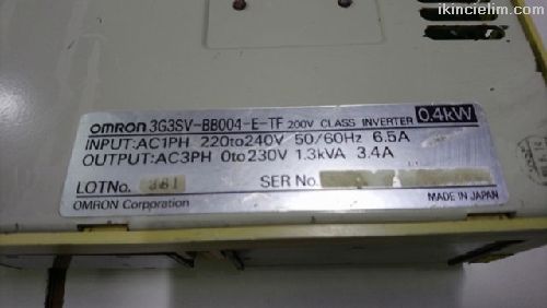 Omron Class Inverter 3G3Sv-Bb004-E