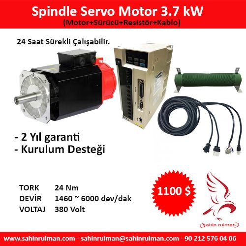 Spindle Servo Motor 3.7 kw