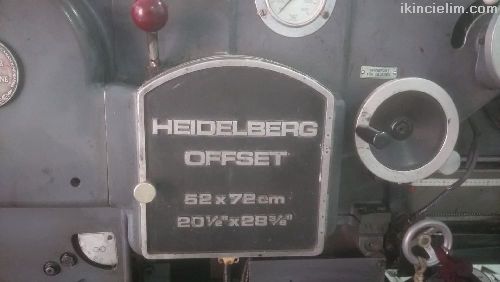 Heidelberg 52 * 72. Matbaa komple