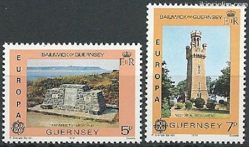 Guernsey 1978 Damgasz Avrupa Cept Serisi