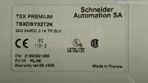Schneider Plc model Tsxdsy32T2K Dhl