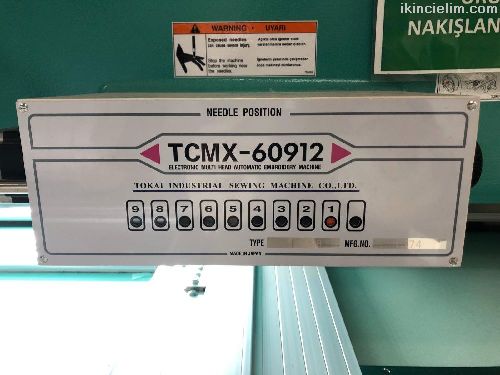 Tajima Tcmx-60912 Szene Nak Makinesi