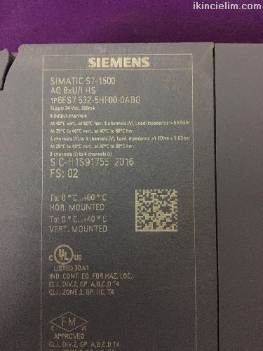 Semens Simatic S7-1500 6Es7 532-5Hf00-0Ab0