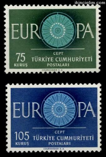 1960 Damgasz Avrupa Cept Serisi