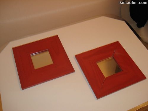 Ikea Malma Ayna 2 Adet 26x26 cm. Yepyeni