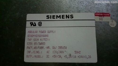 Siemens Modular Power Supply E220 65/3Wrgd