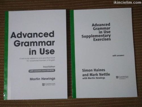 2 kitap) advanced grammar in use supplementary e