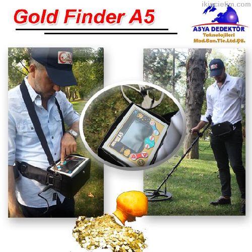 Ekranl Derin Arama Dedektr Gold Finder A5
