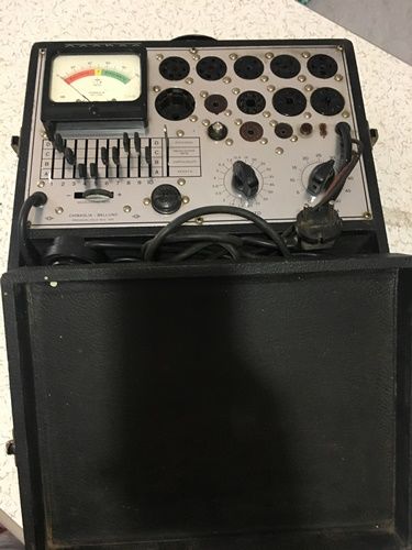 Antika Radyo-Tv-Amfli Lambalar  Lamba Test Cihaz