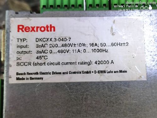 Dkcxx.3-040-7 Rexroth Servo Drive