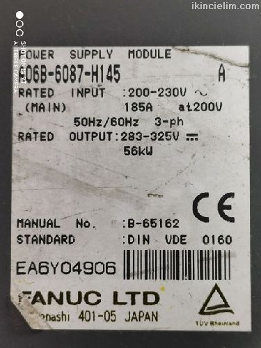 Ge Fanuc A06B-6087-H145 /A Power Supply