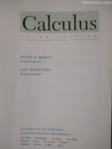 Calculus berkey blanchard