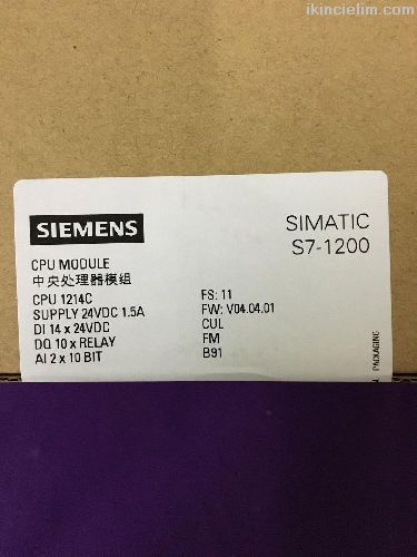 Semens Smatc S7-1200 6Es7 214-1Hg40-0Xb0 Cpu