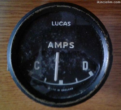 Mini Cooperden kma temiz Lucas ampermetre