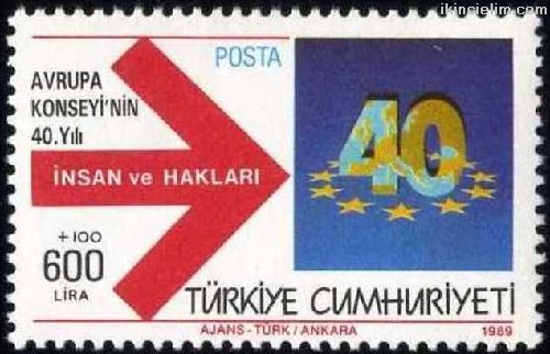 1989 Damgasz Avrupa Konseyi'Nin 40. Yl Serisi