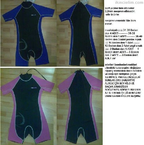 Sörf yüzme Dalış elbisesi 2,2mm neopren