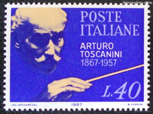 talya 1967 Damgasz ToscaniniNin Doumunun 100.