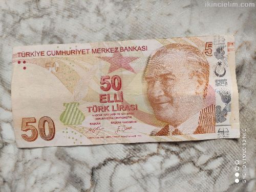 Hatal Basm 50'lik Banknot