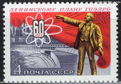 Rusya 1980 Damgasz Leninn Elektrifikasyon Plan