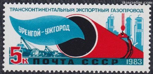 Rusya 1983  Damgasz Urengoi-Uzhgorod Gaz Hatt Se