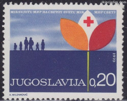 Yugoslavya 1970 Damgasz Kzlha Serisi