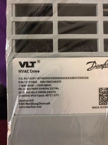 Danfoss Vlt Hvac Drive Fc102-P11Kt4E20H2 11 Kw