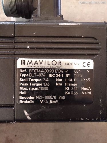 Mavlor Blt-074 Servo Motor