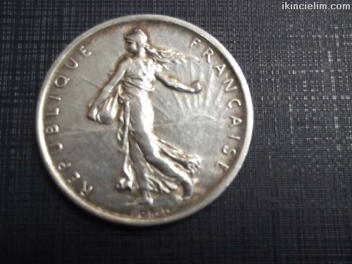 Fransa 1960 tarihli gm  5  frank  paras