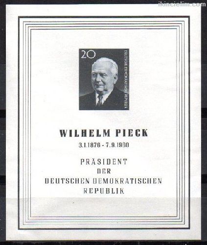 Almanya (Dou) 1960 Damgasz Bakan Wlhelm Pieck