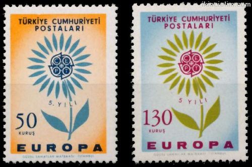 1964  Damgasz Avrupa Cept Serisi