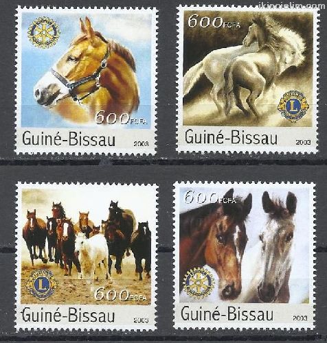 Guienea De Bissau 2003 Damgasz iftlik Hayvanlar