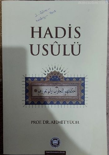 Hadis Usl Prof. Dr. Ahmet Ycel