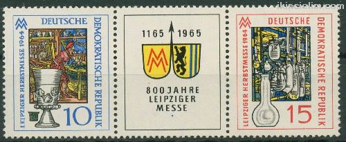 Almanya (Dou) 1964 Damgasz Leipzig Sonbahar Fuar