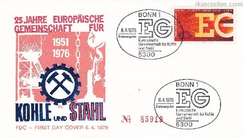 Almanya (Bat) 1976 Avrupa Kmr Ve elik Birlii