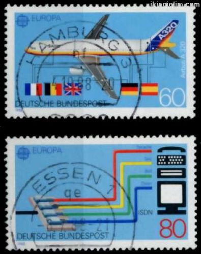 Almanya (Bat) 1988 Damgal Avrupa Cept Serisi