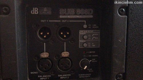 Sub 808 D Subbass ve  Wharfedale Evp-X15