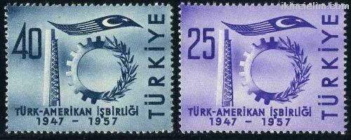 1957 Damgasz Trk-Amerikan likilerinin 10. Yl